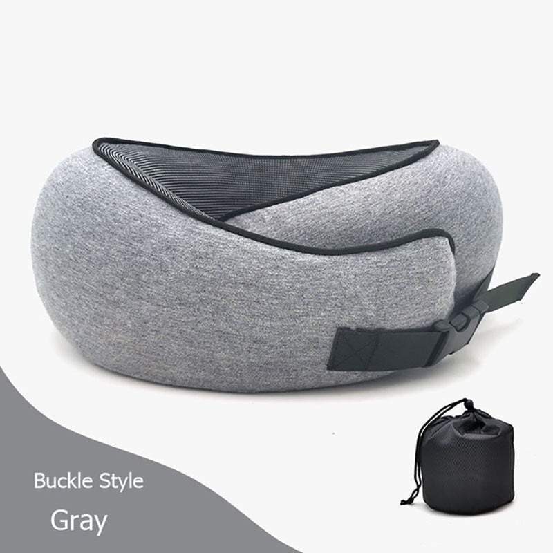 Travel Neck Pillow – Memory Foam U-Shape Support for Flights & Long Journeys