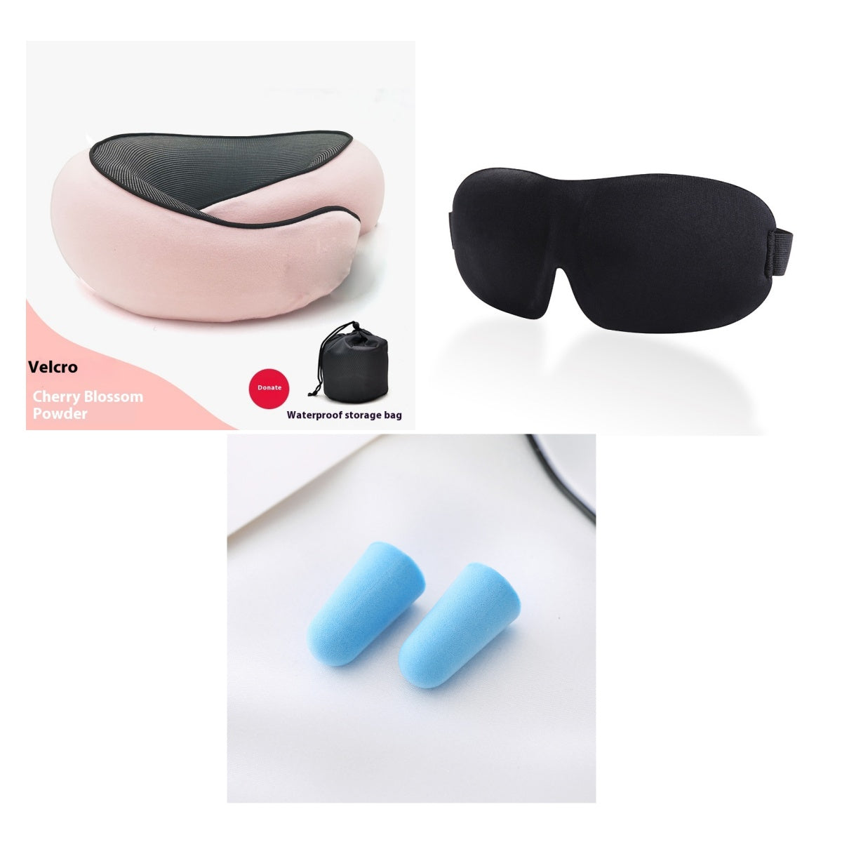 Travel Neck Pillow – Memory Foam U-Shape Support for Flights & Long Journeys