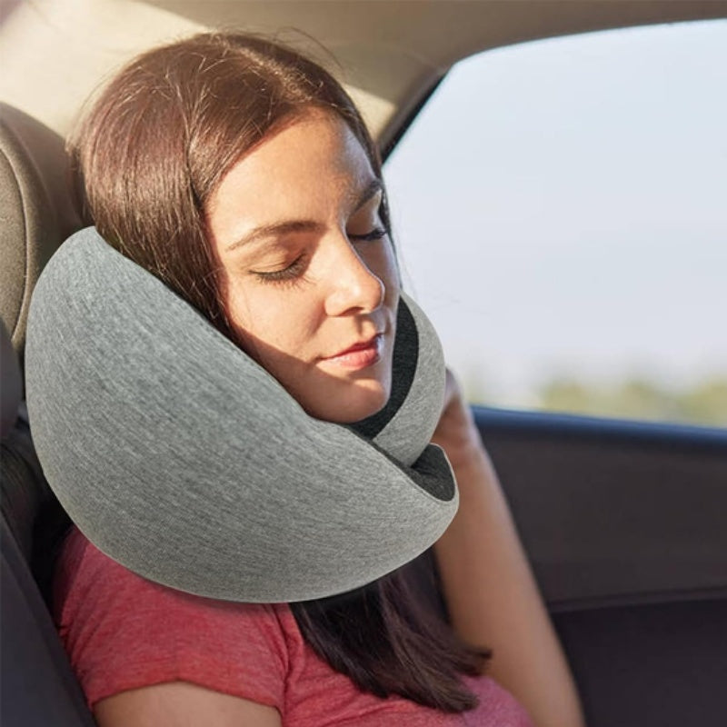 Travel Neck Pillow – Memory Foam U-Shape Support for Flights & Long Journeys