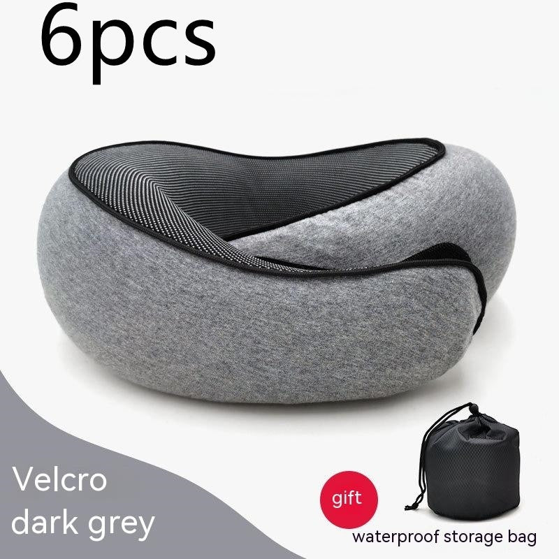 Travel Neck Pillow – Memory Foam U-Shape Support for Flights & Long Journeys