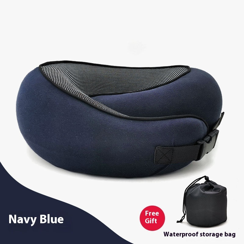 Travel Neck Pillow – Memory Foam U-Shape Support for Flights & Long Journeys