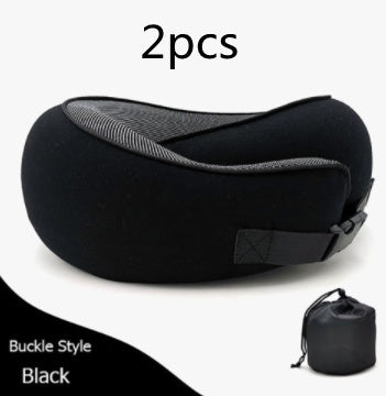 Travel Neck Pillow – Memory Foam U-Shape Support for Flights & Long Journeys