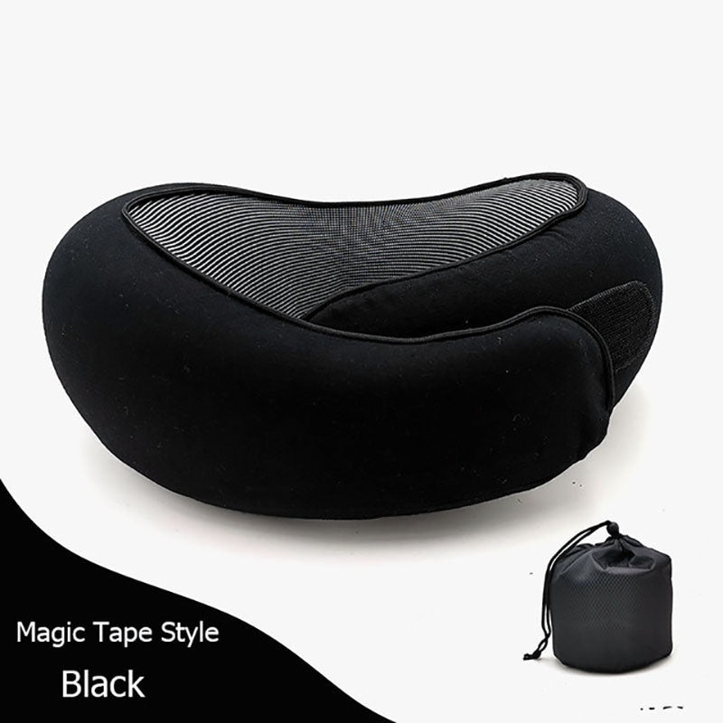 Travel Neck Pillow – Memory Foam U-Shape Support for Flights & Long Journeys