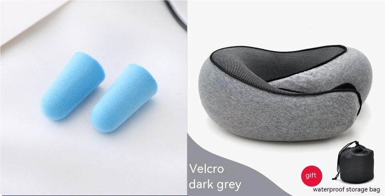 Travel Neck Pillow – Memory Foam U-Shape Support for Flights & Long Journeys